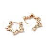 Brass Micro Pave Colorful Cubic Zirconia Hoop Earrings EJEW-M238-67KCG-2