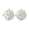Non-Tarnish 304 Stainless Steel Pendant Rhinestone Settings STAS-P356-12P-1