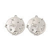 304 Stainless Steel Pendant Rhinestone Settings STAS-P356-12P-1