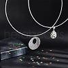 Tarnish Resistant Casual Style 304 Stainless Steel Snake Chain Choker Necklaces STAS-O037-05-5