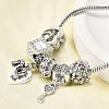 Alloy European Beads Charm Bracelets BJEW-F495-04P-5