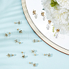 Beebeecraft 50Pcs Ion Plating(IP) 304 Stainless Steel Stud Earring Findings STAS-BBC0004-52-4
