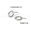 Stainless Steel Clip-on Earrings WM2322-3-1