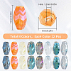 SUNNYCLUE 96Pcs 8 Colors Transparent Electroplate Glass Beads EGLA-SC0001-24-2