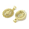 Brass Micro Pave Cubic Zirconia Pendants KK-H472-53P-G-2