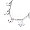 (Jewelry Parties Factory Sale)304 Stainless Steel Pendant Bib Necklaces NJEW-G334-07P-3
