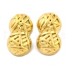 Ion Plating(IP) 304 Stainless Steel Stud Earrings EJEW-H013-01G-1