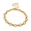 1Pc 304 Stainless Steel Cable Chain Bracelet for Women BJEW-DJ0001-55-1