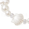 3Pcs ABS Plastic Imitation Pearl Beaded Bracelets for Women BJEW-JB11872-4