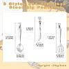6Pcs 3 Styles 304 Stainless Steel Big Pendants STAS-CJ0002-48-8