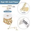 Rack Plating Brass Curb Chains CHC-TA0001-10-4