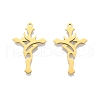 Ion Plating(IP) 201 Stainless Steel Pendants STAS-N098-097LG-3