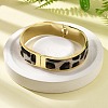 304 Stainless Steel Hinged Bangles for Women BJEW-K237-15G-2