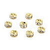 316 Surgical Stainless Steel Rhinestone Spacer Beads STAS-L285-001G-02-1-1