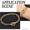 Brass Toggle Clasps KK-BC0005-90G-NF-7