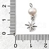 Brass Micro Pave Cubic Zirconia Pendants KK-B132-03P-3