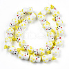 Handmade Lampwork Beads Strands LAMP-N021-43J-2