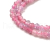 Natural Pink Tourmaline Beads Strands G-N342-33A-3