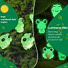 36Pcs 6 Styles Frog Luminous Resin Display Decorations RESI-SZ0003-45-3