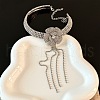 Alloy Rhinestone Choker Necklaces FS-WGB9586-01-1