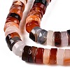 Natural Red Agate Beads Strands G-T138-52-3