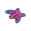 Ion Plating(IP) 201 Stainless Steel Pendants STAS-E176-11M-4