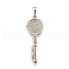 Non-Tarnish 304 Stainless Steel Big Pendants STAS-L210-02P-2