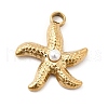 Ion Plating(IP) 304 Stainless Steel Pendants STAS-E177-01G-1