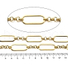 Ion Plating(IP) 304 Stainless Steel Oval Link Chains CHS-G039-02A-G-2