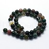 Natural Indian Agate Beads Strands G-I199-05-10mm-2