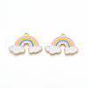Alloy Enamel Pendants ENAM-S126-086-01-NR-1