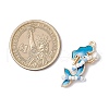 Alloy Enamel Mermaid Pendants PALLOY-MZ00730-02-2
