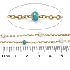304 Stainless Steel Enamel Link Chains AJEW-Z028-09G-04-2