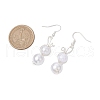 Easter Rabbit Acrylic Dangle Earrings for Women EJEW-JE06217-3