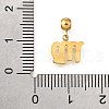 304 Stainless Steel Pendants STAS-H202-01G-09-3