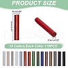 HOBBIESAY 150G 15 Styles Glass Bugle Beads SEED-HY0001-25-2