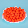 Round Silicone Focal Beads X-SI-JX0046A-08-3