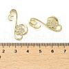 Brass Micro Pave Cubic Zirconia Pendants KK-K355-50G-3