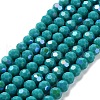 Opaque Glass Beads Strands EGLA-A035-P8mm-L12-1