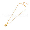 304 Stainless Steel Daisy Flower Pendant Necklaces for Women FS-WGB7A35-06-2
