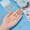 HOBBIESAY 10Pcs Rack Plating Brass Pendants FIND-HY0003-76-3