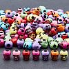  200Pcs Opaque Acrylic Beads SACR-NB0001-13-4