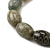 Tibetan Style dZi Beads Strands G-S389-A03-4