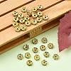 Brass Rhinestone Spacer Beads RB-A014-L6mm-28G-4