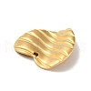304 Stainless Steel Pendants STAS-D187-04G-3
