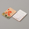 Embossed Printed Acrylic Pendants MACR-TAC0001-05E-2