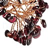 Mother's Day Natural Garnet Chips Money Tree Decorations DJEW-C016-01L-2