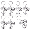 SUNNYCLUE 20Pcs Alloy Keychain KEYC-SC0001-15D-1