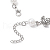 Ocean Series Alloy Tortoise Link Bracelets BJEW-JB11840-02-4