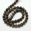 Grade AA Natural Gemstone Labradorite Round Beads Strands G-E251-33-6mm-3